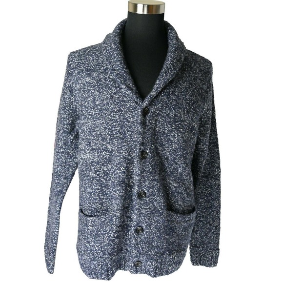 ABERCROMBIE & FITCH Men's Shawl Cardigan Sweater size: M - Picture 1 of 3